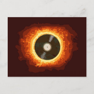 Hot Record Postcard