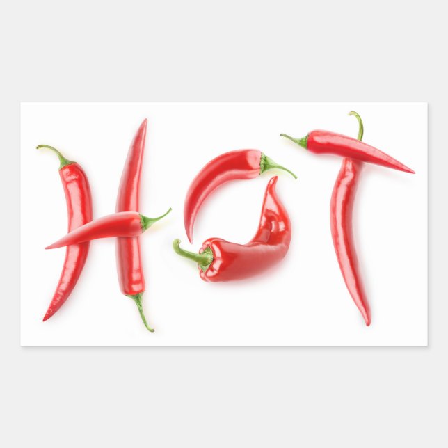 Hot! Rectangular Sticker (Front)