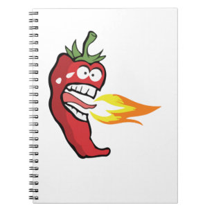 Hot Red Chilli Pepper Notebook