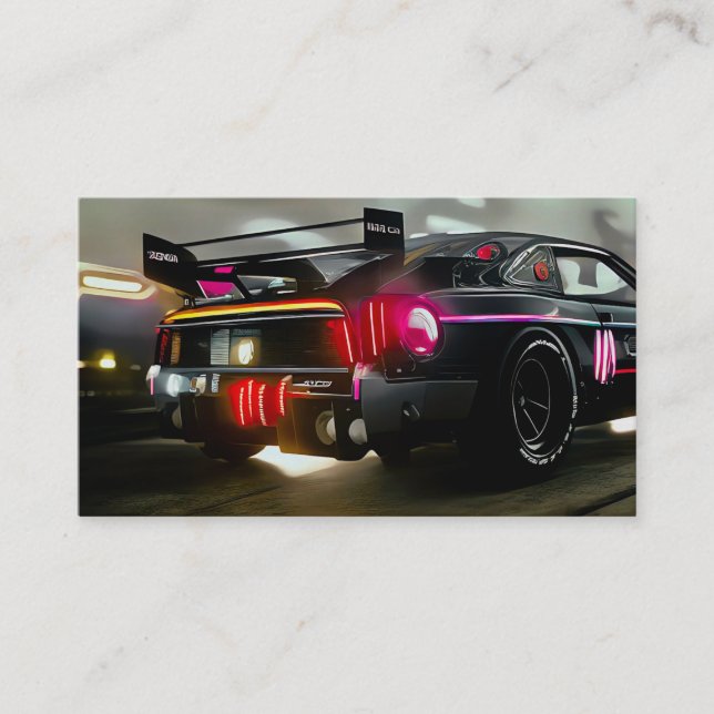 Hot Rod Automotive Business Card (Front)