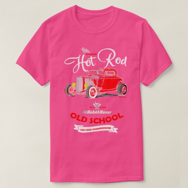 Hot rod autosport Old school T-Shirt (Design Front)