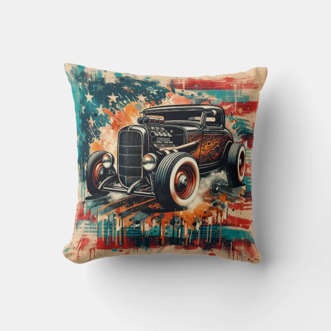 Hot Rod Cushion (Front)
