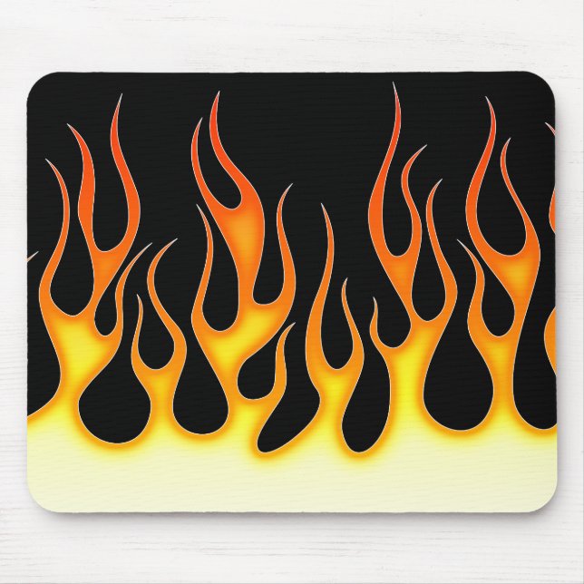 Hot Rod Flames Mouse Mat (Front)