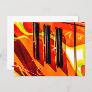 Hot Rod Flames Postcard