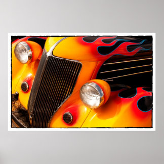 Hot Rod Flames Poster