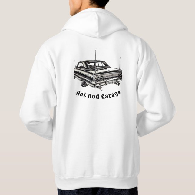 Hot Rod Garage Hoodie (Back)