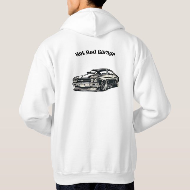 Hot Rod Garage Hoodie (Back)
