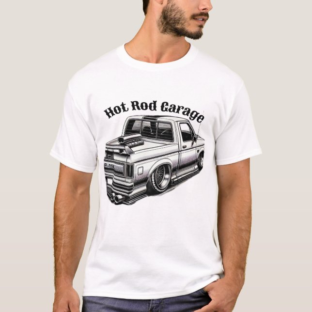 Hot Rod garage T-Shirt (Front)