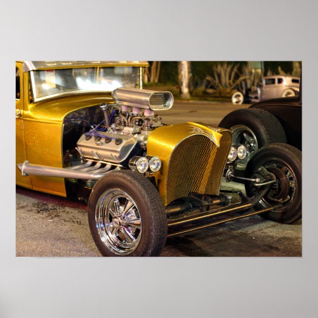 Hot Rod Gold Poster (Front)
