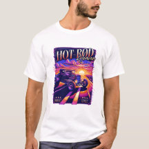 Hot Rod Heaven T-shirt - Drive Into the Sunset