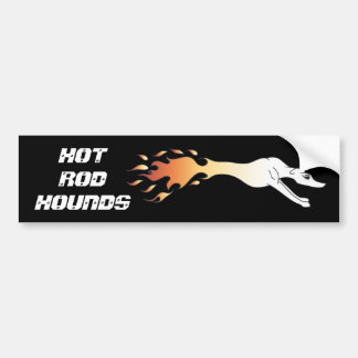 Hot Rod Hounds Bumper Sticker