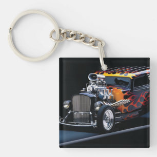 Hot rod key ring