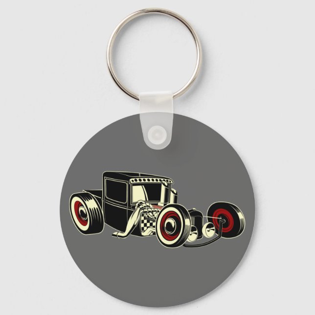 HOT ROD. KEY RING (Front)