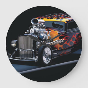 Hot rod large clock