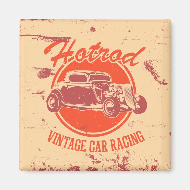 Hot Rod Magnet (Front)