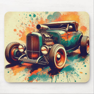 Hot Rod Mouse Mat