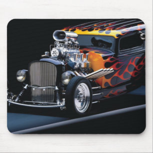 Hot rod mouse mat