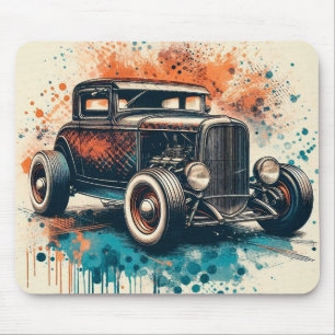 Hot Rod Mouse Mat