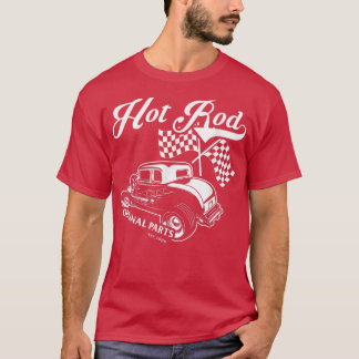 Hot Rod Original Parts Classic Old American Engine T-Shirt