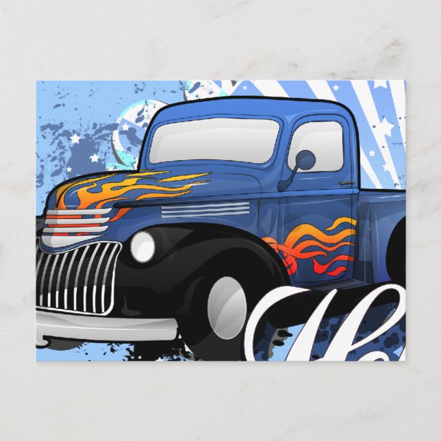 Hot Rod Postcard (Front)