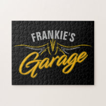 Hot Rod Retro Neon Pinstripes Biker Custom Garage