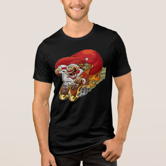 Hot Rod Santa Tri-Blend Shirt