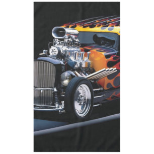 Hot rod tablecloth