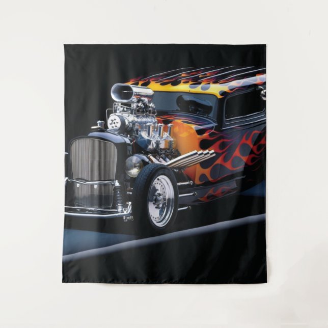 Hot rod tapestry (Front)