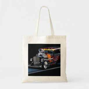 Hot rod tote bag