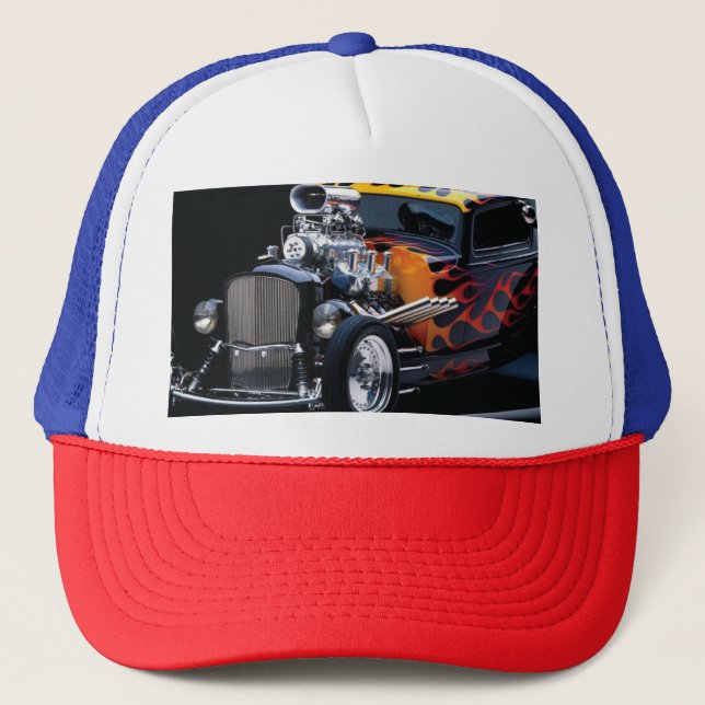 Hot rod trucker hat (Front)