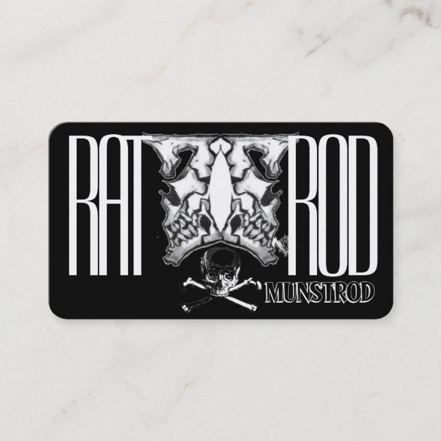 Hot Rods and Automobiles Business Card Ideas (Front)