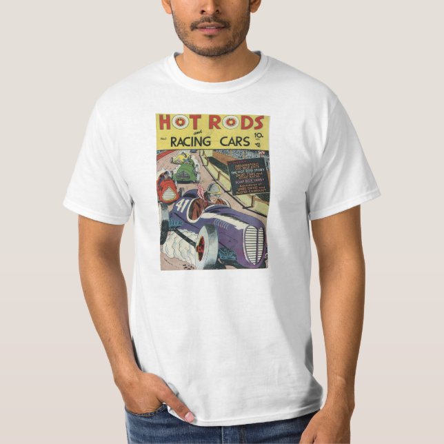 Hot Rods And Racing Cars - classic cover T-Shirt (Front)