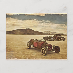 Hot Rods at Bonneville post card