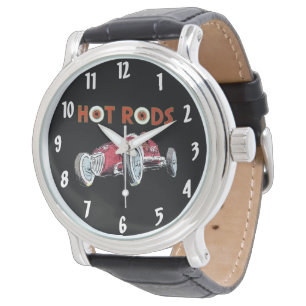 Hot Rods Vintage Race Car Watch