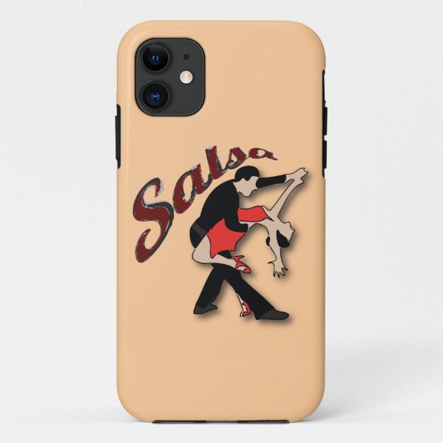 Hot Salsa Dancing iPhone Case (Back)
