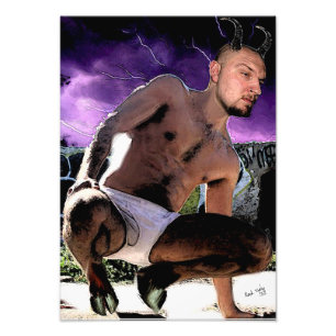 Hot Satyr in Briefs Photo Print