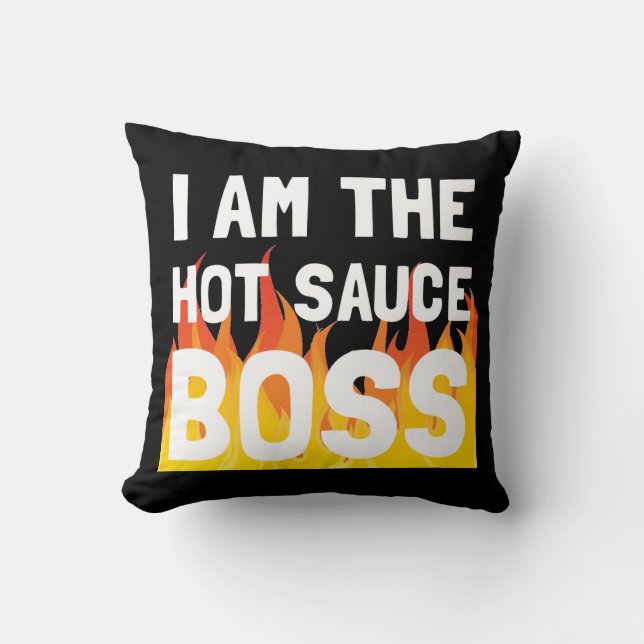 Hot Sauce Boss Cushion (Front)