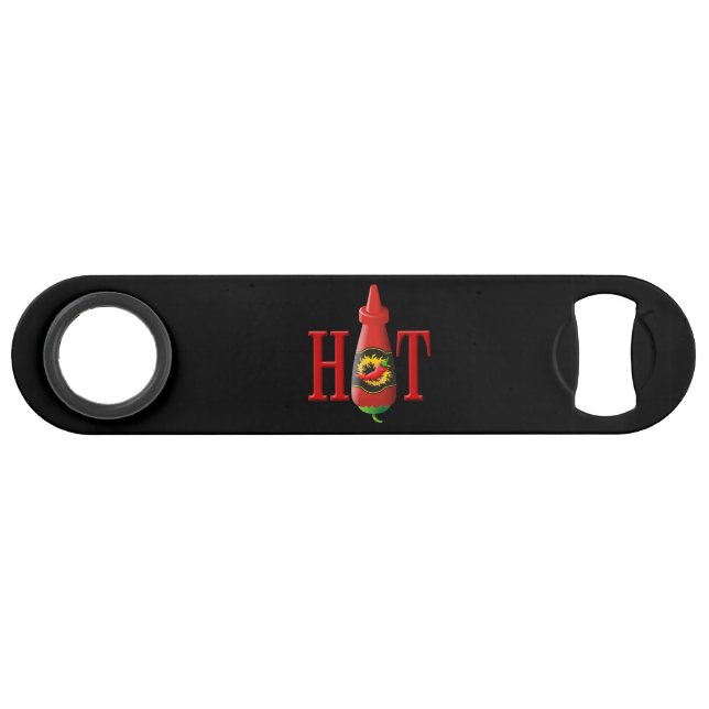Hot Sauce Bottle (Front (Horizontal))