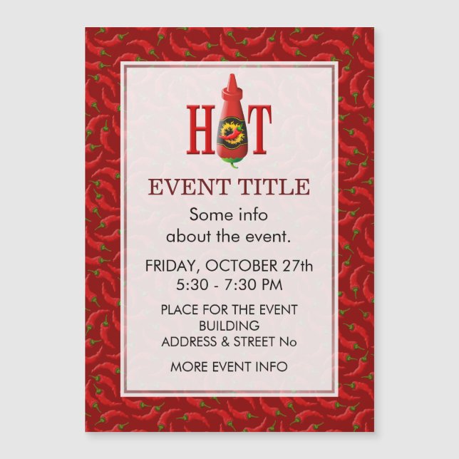 Hot sauce bottle (Front)