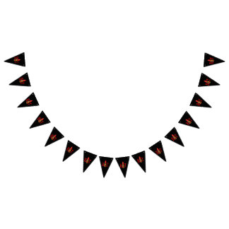 Hot sauce bottle bunting
