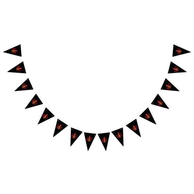 Hot sauce bottle bunting  (All)