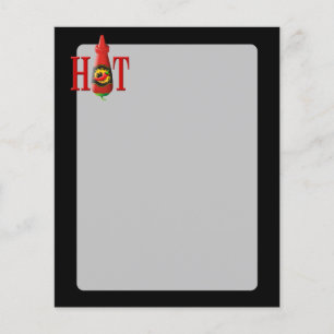 Hot Sauce Bottle Flyer