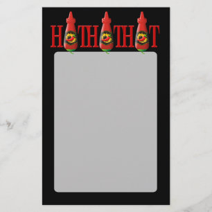 Hot Sauce Bottle Flyer