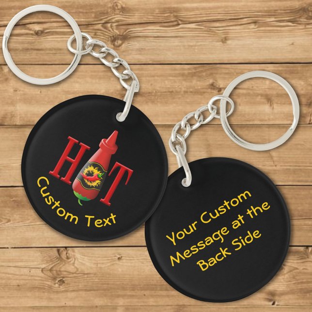 Hot Sauce Bottle Key Ring (Creator Uploaded)