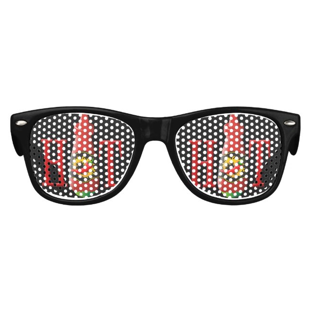 Hot Sauce Bottle Kids Sunglasses (Front)