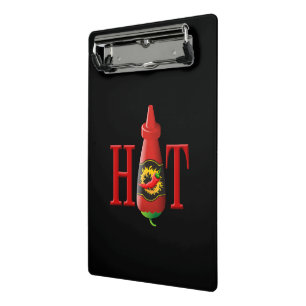 Hot Sauce Bottle Mini Clipboard