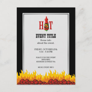 Hot Sauce Bottle Postcard