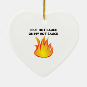 Hot Sauce Ceramic Tree Decoration