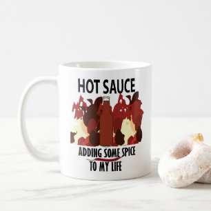 Hot Sauce Ketchup Fire Red Chilli Pepper Coffee Mug