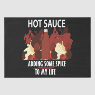 Hot Sauce Ketchup Fire Red Chilli Pepper Tissue Paper